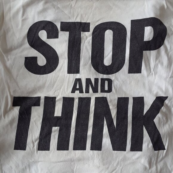 2009 H&M Limited Edition Katharine Hamnett Organic Cotton T-Shirt - Picture 5 of 12